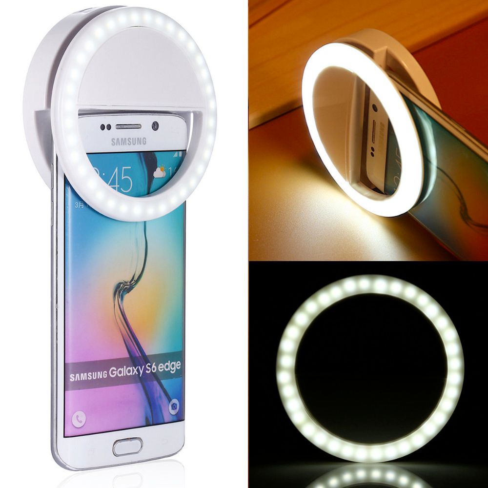 Portable Selfie Ring Light Clip – Perfekte Beleuchtung für Fotos & Streams