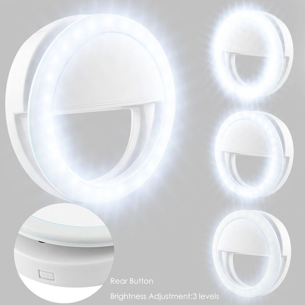 Portable Selfie Ring Light Clip – Perfekte Beleuchtung für Fotos & Streams