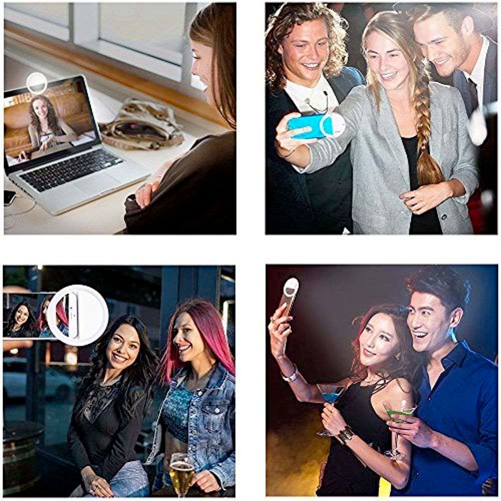 Portable Selfie Ring Light Clip – Perfekte Beleuchtung für Fotos & Streams