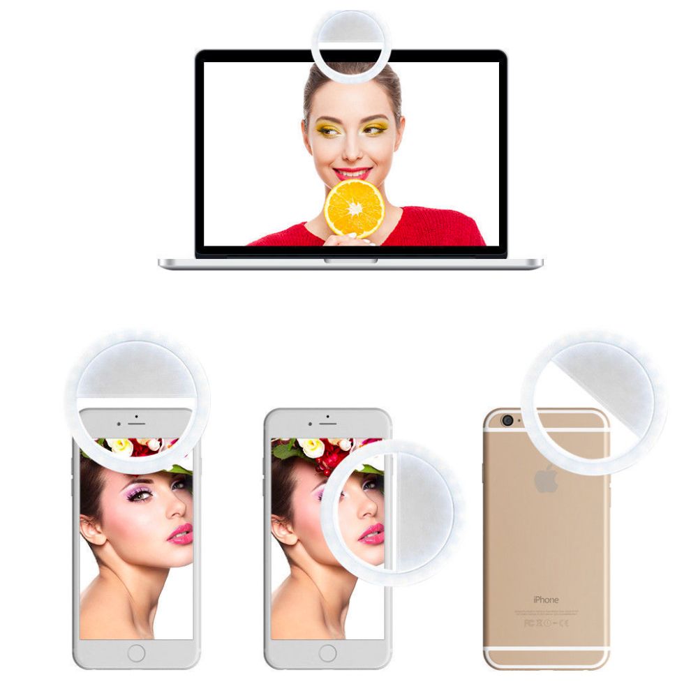 Portable Selfie Ring Light Clip – Perfekte Beleuchtung für Fotos & Streams