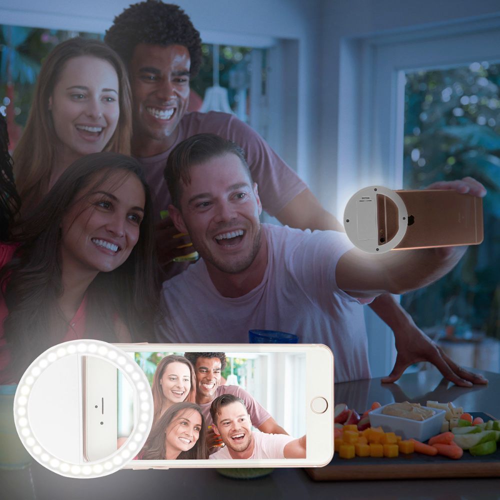 Portable Selfie Ring Light Clip – Perfekte Beleuchtung für Fotos & Streams