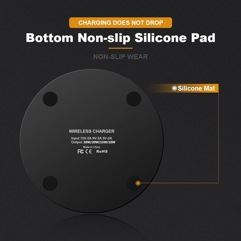 30W Wireless Charging Pad (2024 Upgrade)