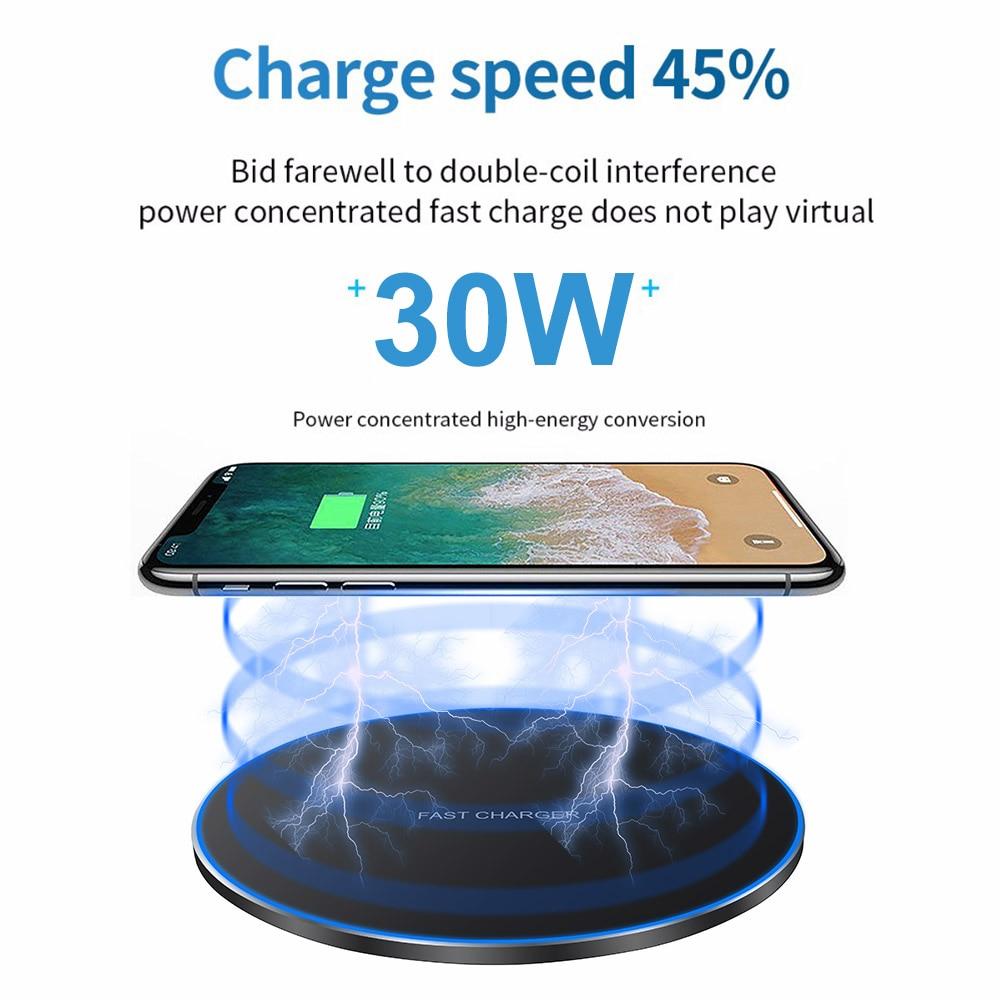 30W Wireless Charging Pad (2024 Upgrade)